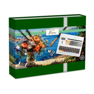 Nassau Σετ Ακρυλικών & Αξεσουάρ 21 τεμαχίων