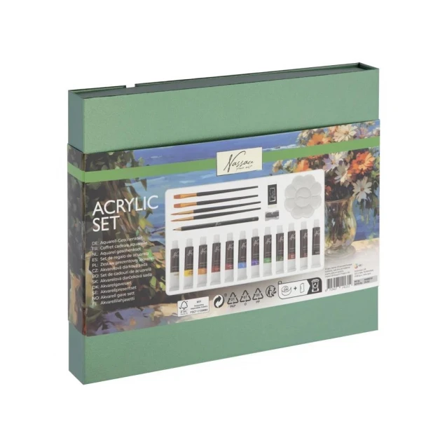 Nassau Σετ Ακρυλικών & Αξεσουάρ 21 τεμαχίων