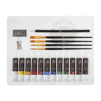 Nassau Σετ Ακρυλικών & Αξεσουάρ 21 τεμαχίων