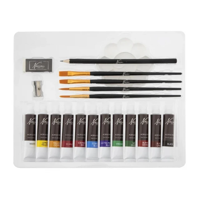 Nassau Σετ Ακρυλικών & Αξεσουάρ 21 τεμαχίων