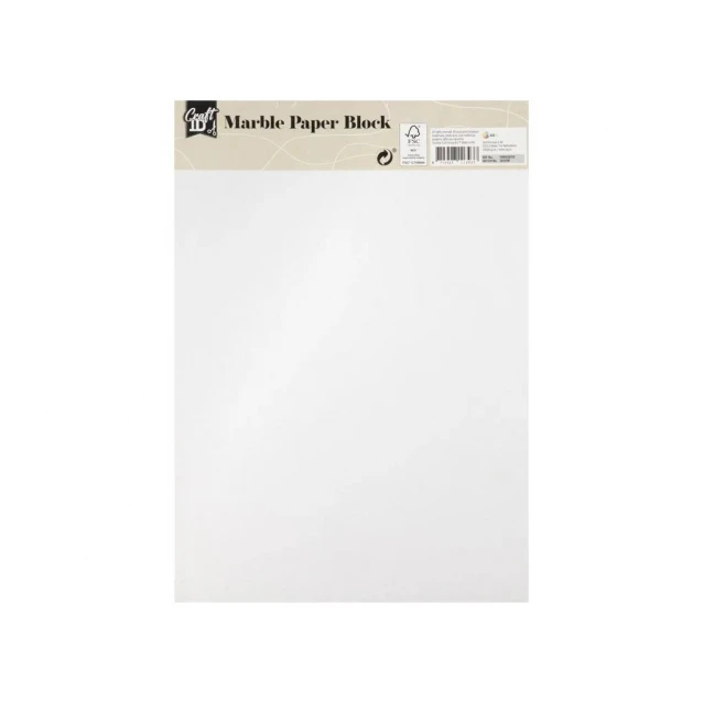 Craft ID Μπλοκ Marble 16Φ Α4, 175gr 8 Σχέδια