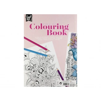 Craft ID Anti-Stress Colouring Book 64 Σχέδια Α4 120gr Florals