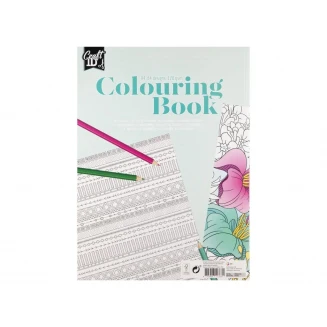 Craft ID Anti-Stress Colouring Book 64 Σχέδια Α4 120gr Animals & Patterns