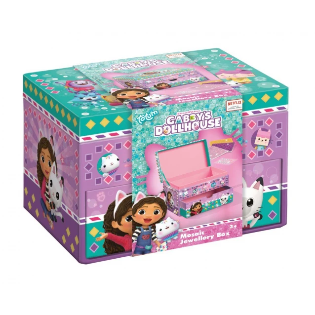 Totum Gabbys Διακοσμήστε Κουτί Κοσμημάτων με Ψηφίδες