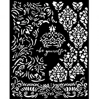 Stamperia Χονδρό Στένσιλ 0,5mm 20x25cm Alterego Crown Be Yourself