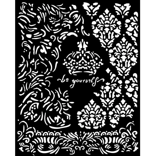 Stamperia Χονδρό Στένσιλ 0,5mm 20x25cm Alterego Crown Be Yourself