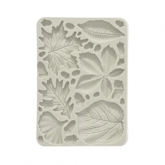 Stamperia Εύκαμπτα Καλούπια Σιλικόνης A5 Forest Leaves and Acorns