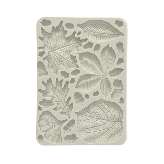Stamperia Εύκαμπτα Καλούπια Σιλικόνης A5 Forest Leaves and Acorns