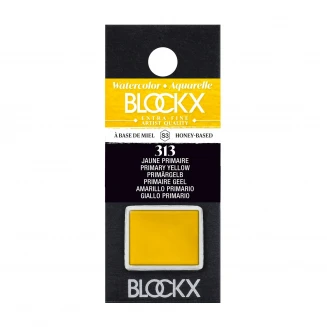 Blockx Extra Fine Half Pan Ακουαρέλας 313 Primary Yellow Series 3