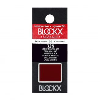 Blockx Extra Fine Half Pan Ακουαρέλας 328 Crimson Lake Series 3