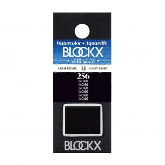 Blockx Extra Fine Half Pan Ακουαρέλας 256 Indigo Series 2