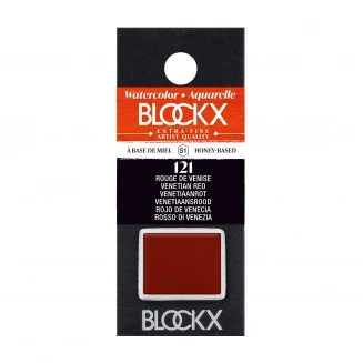 Blockx Extra Fine Half Pan Ακουαρέλας 121 Venetian Red Series 1