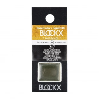 Blockx Extra Fine Half Pan Ακουαρέλας 217 Azome Yellow Series 2