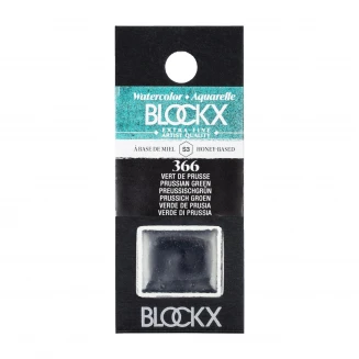 Blockx Extra Fine Half Pan Ακουαρέλας 366 Prussian Green Series 3