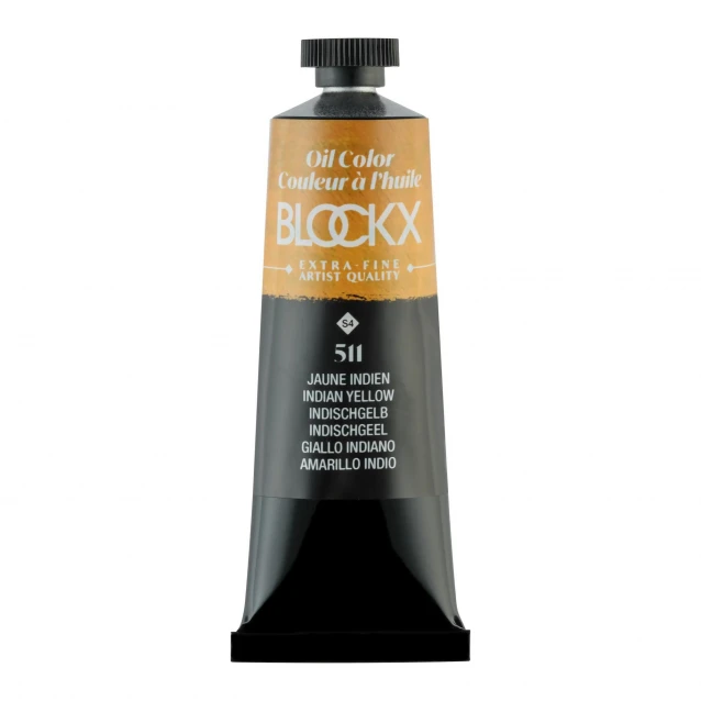 Blockx 35ml Extra-Fine Oil 511 Indian Yellow Series 4