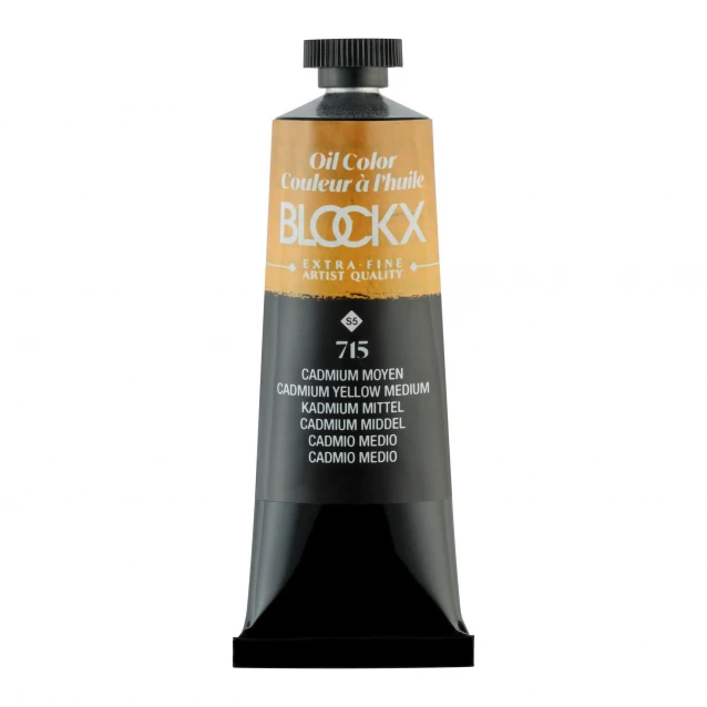 Blockx 35ml Extra-Fine Oil 715 Cadmium Yellow Medium Series 5
