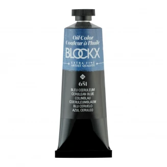 Blockx 35ml Extra-Fine Oil 651 Cerulean Blue Series 6