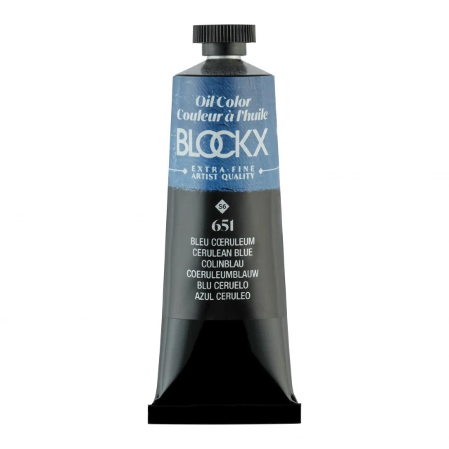 Blockx 35ml Extra-Fine Oil 651 Cerulean Blue Series 6