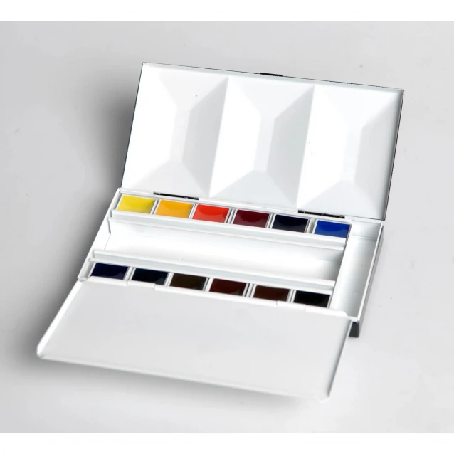 Blockx Μεταλλική Κασετίνα Bijou Box με 12 Extra Fine Half Pan Ακουαρέλας