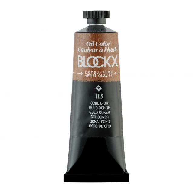 Blockx 35ml Extra-Fine Oil 113 Golden Ochre Series 1