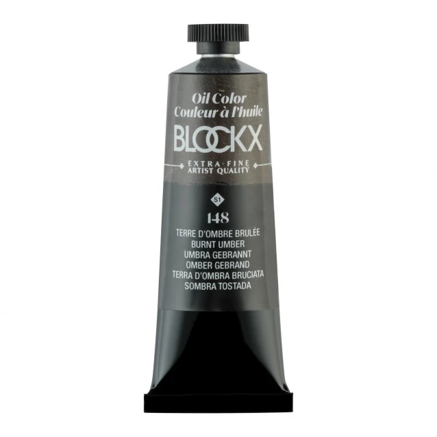 Blockx 35ml Extra-Fine Oil 148 Burnt Umber Series 1