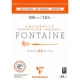 Clairefontaine Μπλοκ Ακουαρέλας Fontaine 12 Φύλλων 21x29,7cm Hot Pressed (Satine) 300gr 100% από Βαμβάκι
