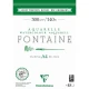Clairefontaine Μπλοκ Ακουαρέλας Fontaine 12 Φύλλων 21x29,7cm Rough Grain (Τραχύ) 300gr 100% από Βαμβάκι
