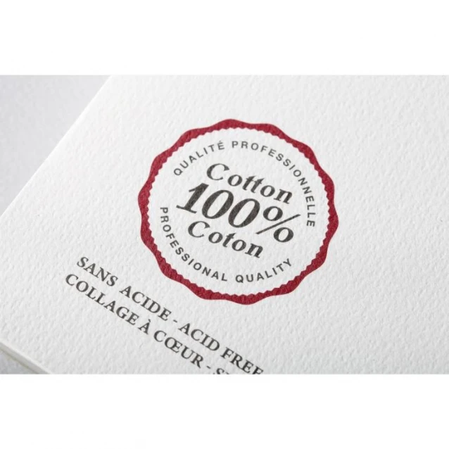 Clairefontaine Μπλοκ Ακουαρέλας Κολλητό Fontaine 20 Φύλλων 18x26cm Cold Pressed (Λεπτόκοκκο) 300gr 100% από Βαμβάκι
