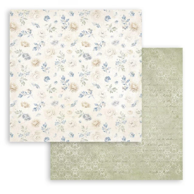 Stamperia Χαρτί Scrapbooking 30,5X30,5cm Διπλής Όψης Timeless Roses Tapestry