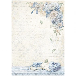 Stamperia Ριζόχαρτο Decoupage A4 (21x29,7cm) Timeless Heart Box