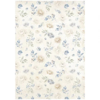 Stamperia Ριζόχαρτο Decoupage A4 (21x29,7cm) Timeless Small Flowers Pattern