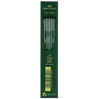 Faber Castell 10 Μύτες για Μηχανικό Μολύβι 2mm Β