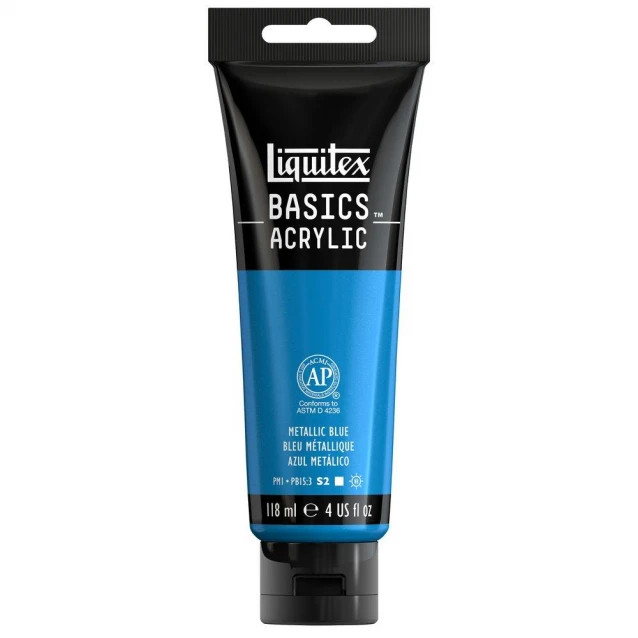 Liquitex Basics 118ml Acrylic 341 Metallic Blue Series 2