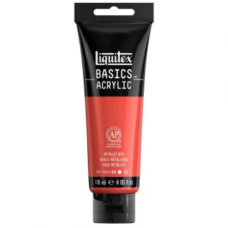 Liquitex Basics 118ml Acrylic 345 Metallic Red Series 2