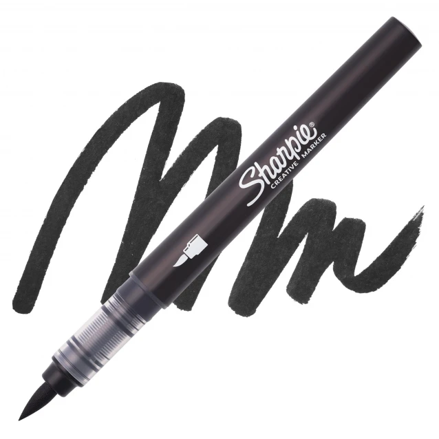 Sharpie Ακρυλικός Μαρκαδόρος Πινέλο Μαύρος