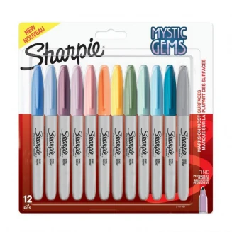 Sharpie 12 Μαρκαδόροι Διαρκείας Fine Mystic