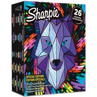 Sharpie Συλλεκτικό Σετ 26 Μαρκαδόρων Διαρκείας Fine Wolf