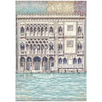 Stamperia Ριζόχαρτο Decoupage A4 (21x29,7cm) Venice City of Art Venice Palace Museum