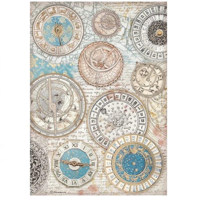 Stamperia Ριζόχαρτο Decoupage A4 (21x29,7cm) Venice City of Art Zodiac