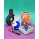Posca 4 Μαρκαδόροι PC-3M Λεπτοί 0,9-1,3mm Cool Sparkling