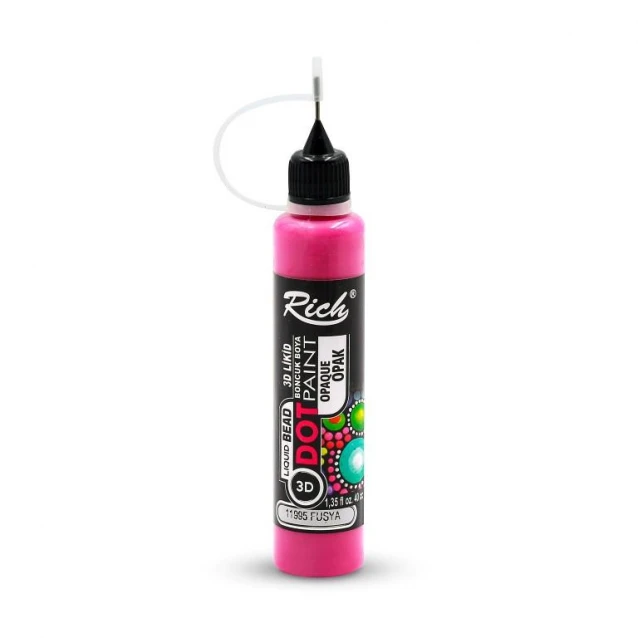 Rich 40ml 3D Dot Paint Fuchsia
