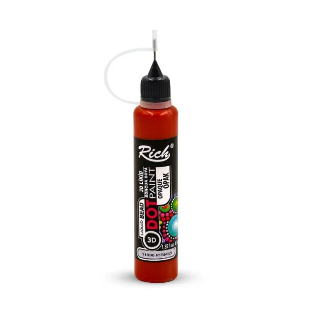Rich 40ml 3D Dot Paint Red