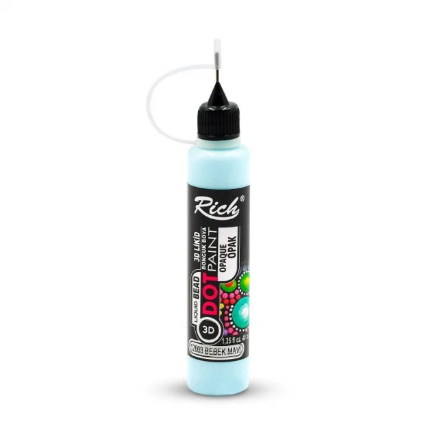 Rich 40ml 3D Dot Paint Baby Blue