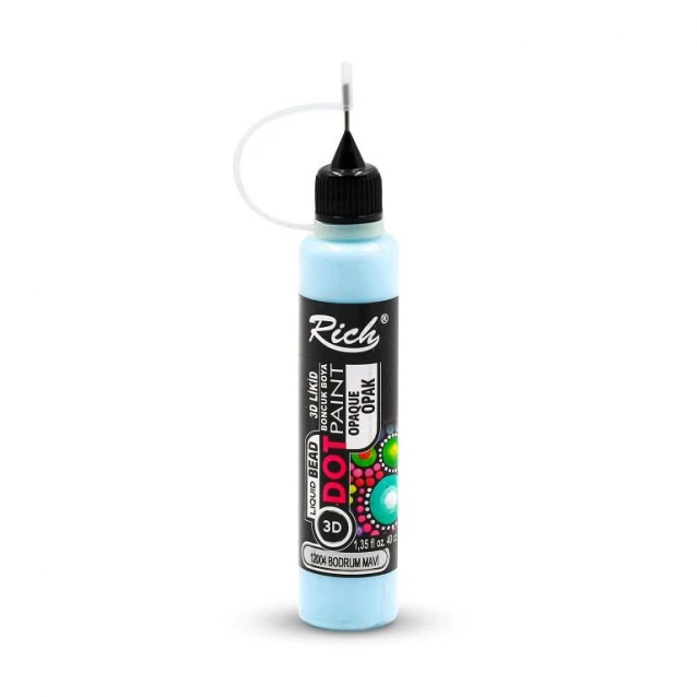 Rich 40ml 3D Dot Paint Bodrum Blue
