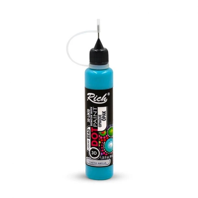 Rich 40ml 3D Dot Paint Aqua