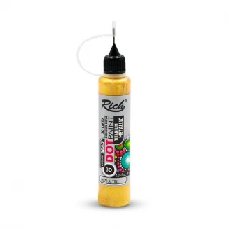 Rich 40ml 3D Dot Paint Metallic Gold