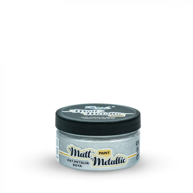 Rich 100ml Μεταλλικό Ματ Χρώμα 336 Silver