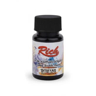 Rich 50ml Χρώμα Υφάσματος Black