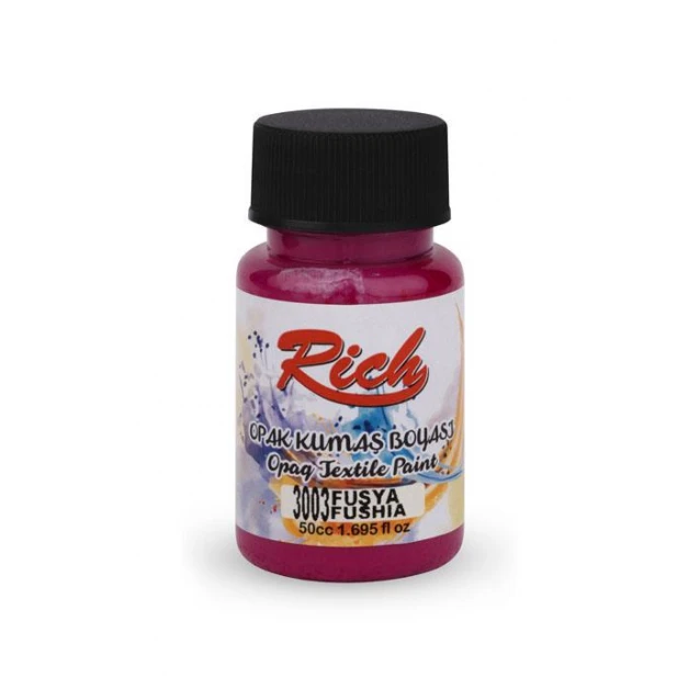 Rich 50ml Χρώμα Υφάσματος Fuchsia