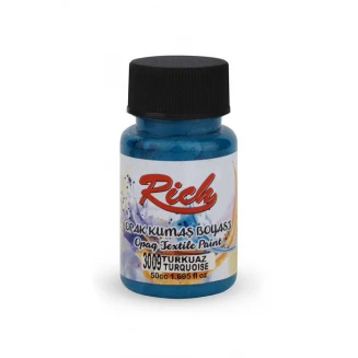 Rich 50ml Χρώμα Υφάσματος Turquoise